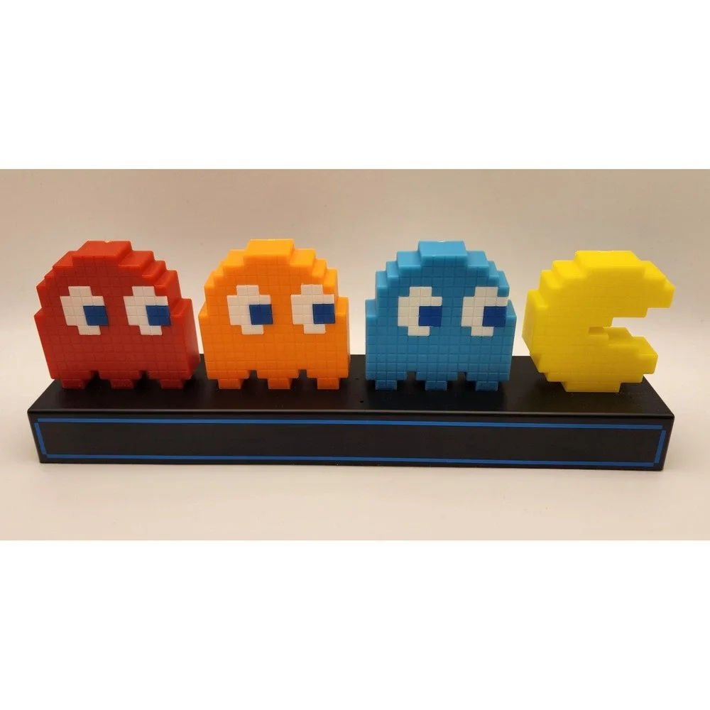Pac-Man‎ and Ghosts Light 3 Modes Lamp Collectible Video Game - Tested Works